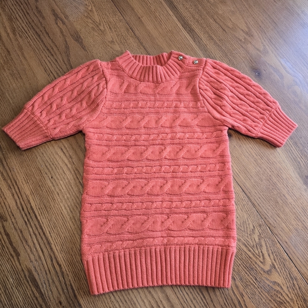 Janie And Jack Blazing Sun The Cable Knit Sweater Size 8